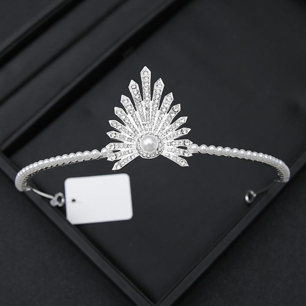 Simple Design Wedding Bride Crown Crystal Rhinestone Princess Crown  Wedding Ceremony
