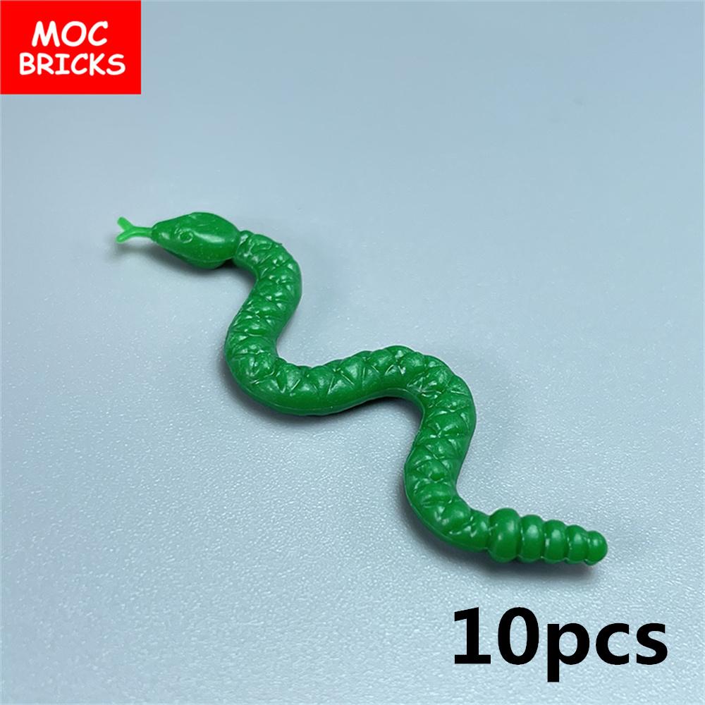 Нетоксичные Moc Кирпичи Животное Леса Джунглей Лесная Сцена Лебедь Кролик Мышь Птица Собака Сборка Строительные Блоки Детские Игрушки Пластиковая Кукла