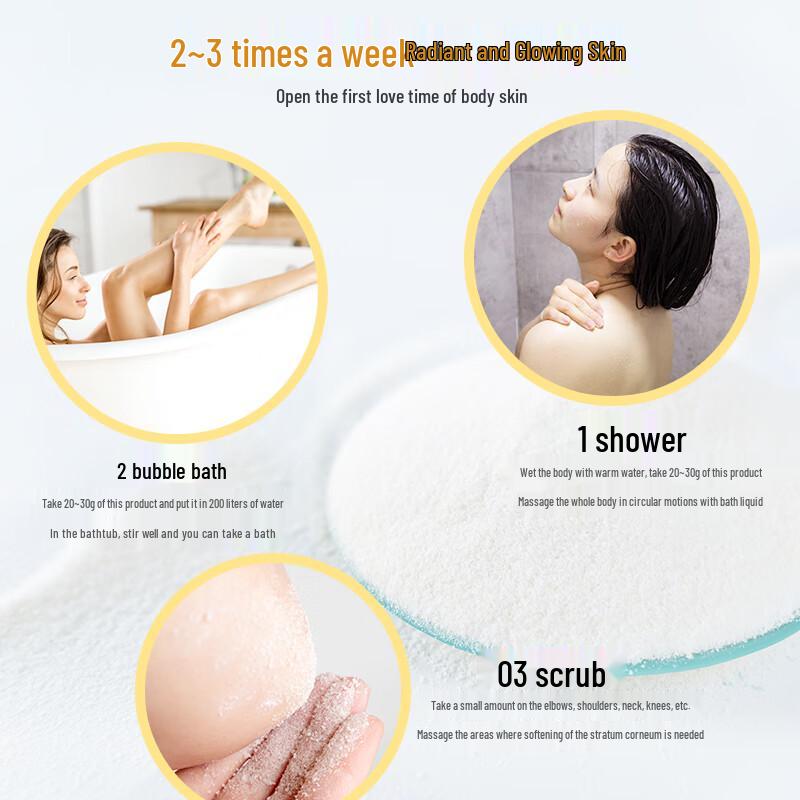 Bathclin Japanese Body Scrub Shower Salt