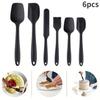 Silicone Cake Spatula Scraper Set Non-Stick Heat-Resistant Turners Spatulas Oil Brush Kitchen Baking Cooking Mixing Kitchenware