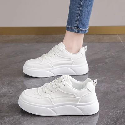 С юбкой универсальные женские новые повседневные спортивные туфли весна и осень плоская подошва