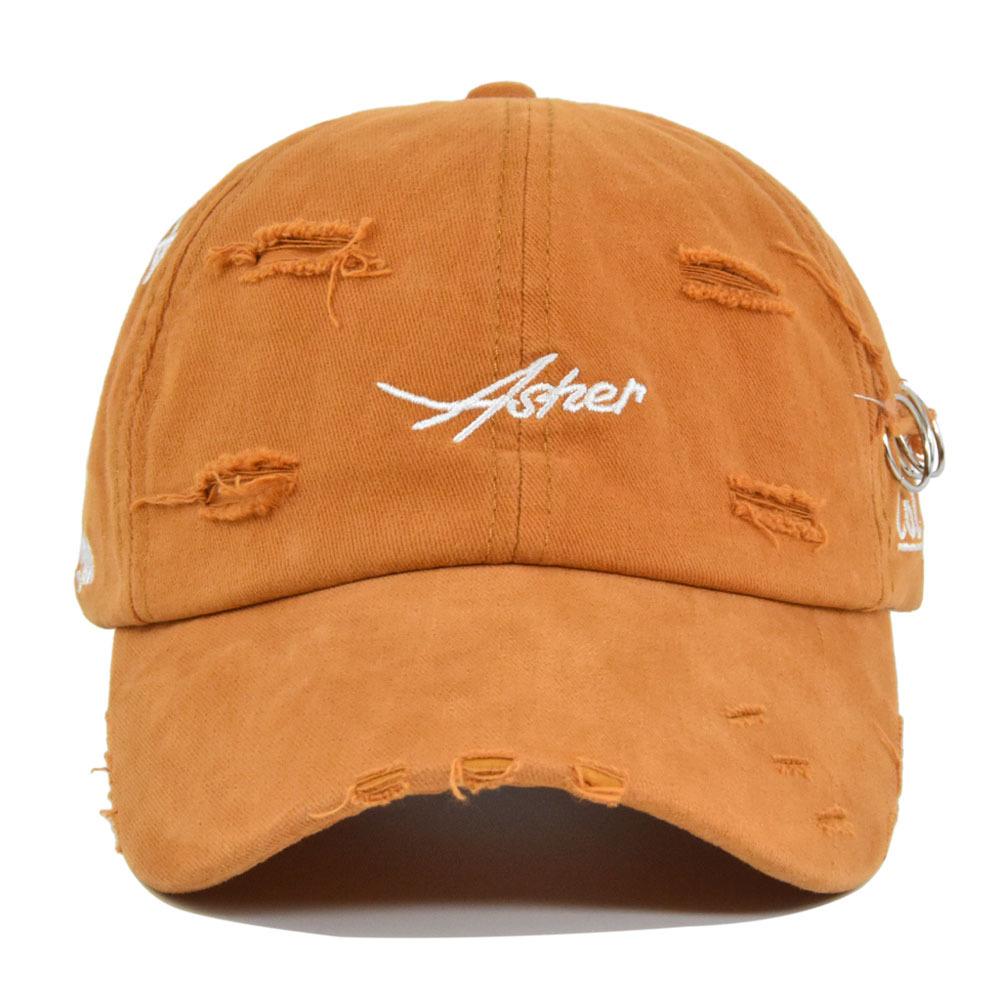 Бейсболки унисекс с вышитыми буквами, рваные, уличные, трендовые, солнцезащитные, регулируемые, в стиле хип-хоп, подходят для повседневной носки и для ги