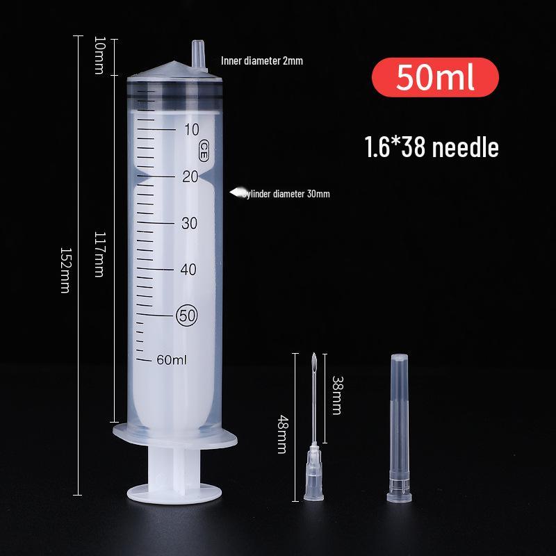 Veterinary Disposable Sterile Syringe Needle Tube Injector for Feeding and Infusion