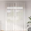 VidaXL Voile Curtains with Rod Pockets 2 Pcs White, Net Curtain, Sheer Curtain, Window Voile, Treatment 4102245