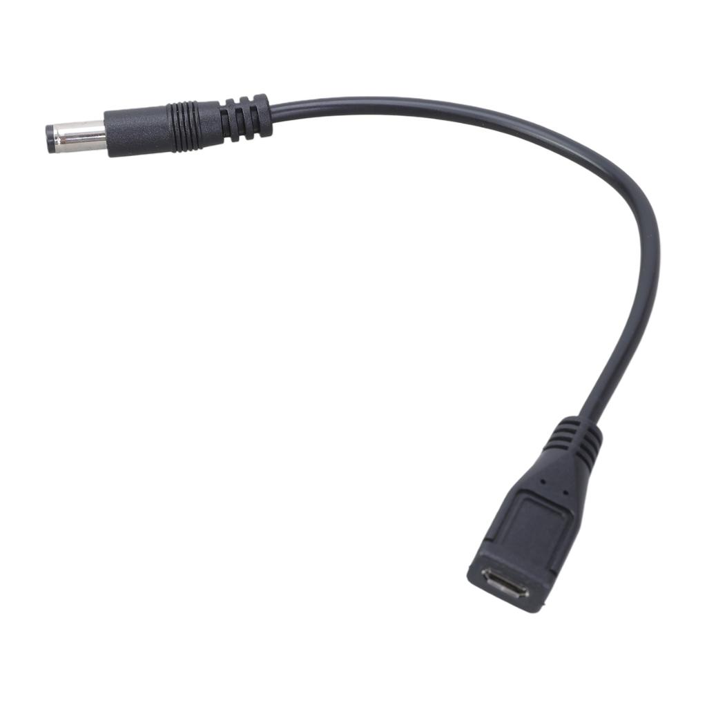 5-контактный female Micro USB 5V DC 5.5x2.5mm male Адаптер Разъем Кабель 22AWG Медная проволока 20 см / 7.87 дюйма Поддержка 5.5x2.1 мм