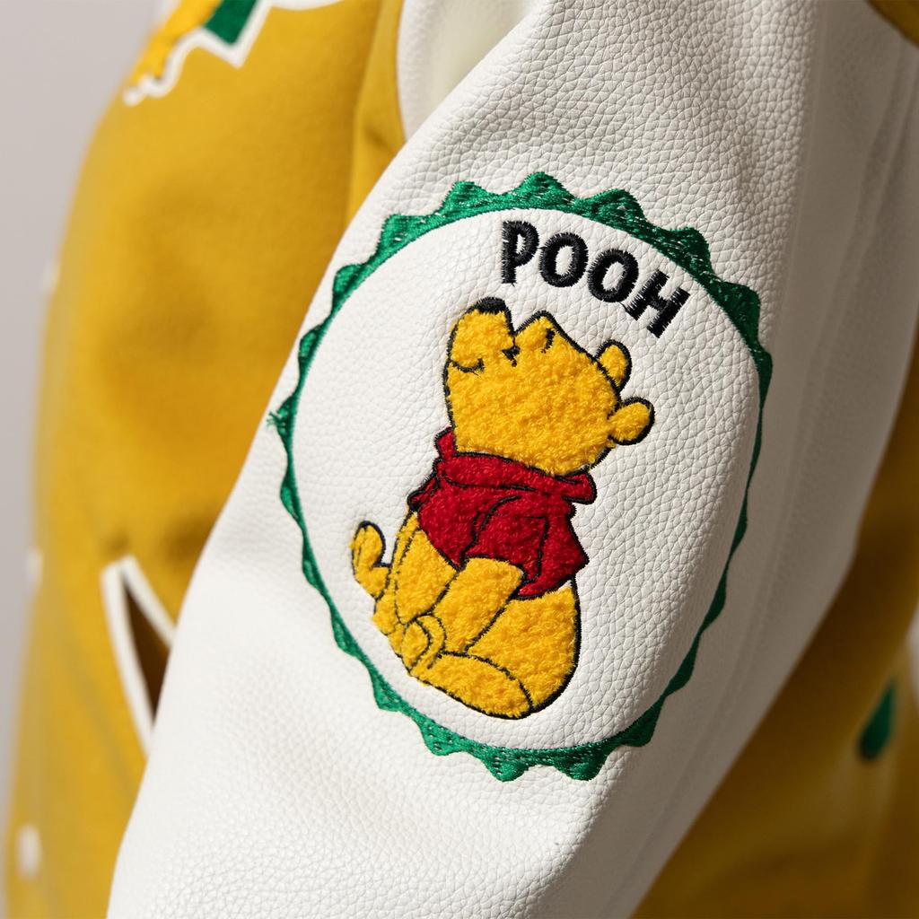 Стадионный свитер Винни Пух Мягкий медовый 62 см Рукав 50 см Окружность 57 см [Marushin] (L) Длина приблизительная. Длина приблизительная. (Плечо приблизительно. 20см)