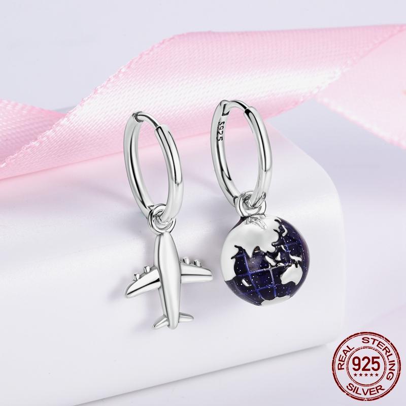 Женские серьги-гвоздики из серебра 925 пробы с кубическим цирконом в форме сердца, круглые серьги-гвоздики с цветком ромашки для женщин, оригинальные модные ювелирные изделия 925 пробы