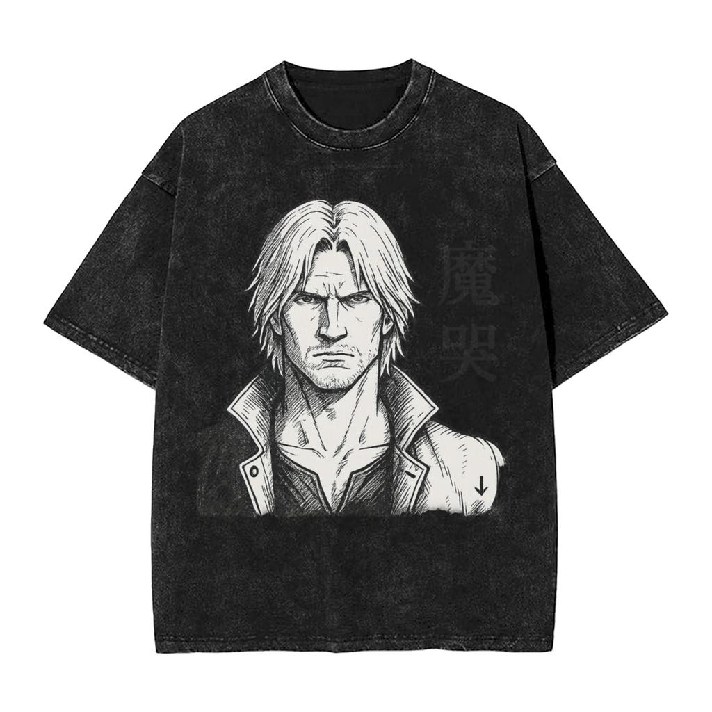 Игровые футболки Dante DMC Devil May Cry Манга Графика Стиль стритвир Футболки с коротким рукавом для мужчин Женская одежда