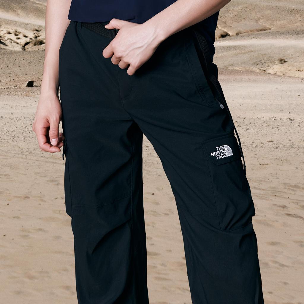 The North Face Mid Rise Logo Straight Leg Work Pants Men pants Black NP6NR03A