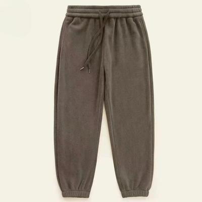 Двусторонние флисовые штаны, мужские утолщенные флисовые штаны с флисовой подкладкой, рабочие теплые спортивные штаны для пап, повседневные зимние штаны