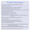Ultrasonic Level Guage Wireless LCD Display Indoor Water Tank Liquid Level Meter Temperature Height Monitor Alarm Clock Sensor