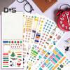 1 Set Annual Planner Stickers Set Seasonal Program Stickers Aesthetic Inspirational Holiday Wellness Stickers Calendar Journaling Accessories Monthly