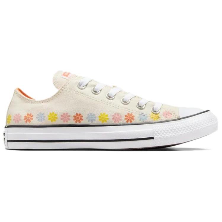 Converse Кеды Chuck Taylor All Star из дышащего холста, износостойкие, низкие, женские, бежевые A08107C