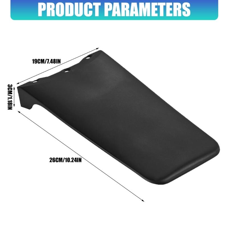 Motorcycle Back Panel For Outdoor Use Solid ABS Construction Mud Prevention System