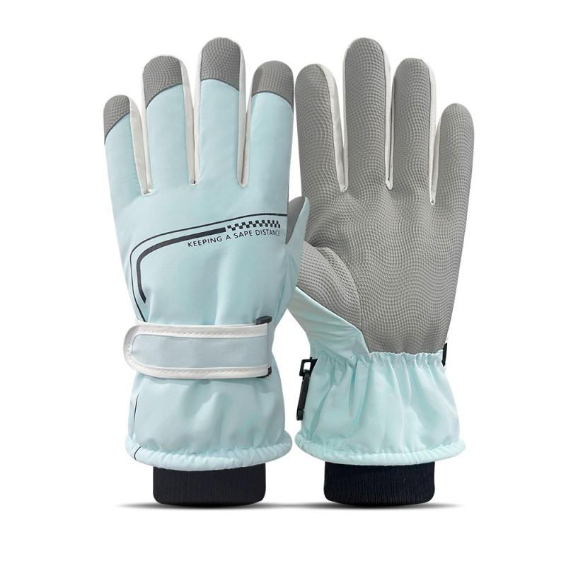 Thick Winter Fleece-Lined Touchscreen Ski Gloves Men Women Windproof Warm Outdoor Cycling Snow Sports