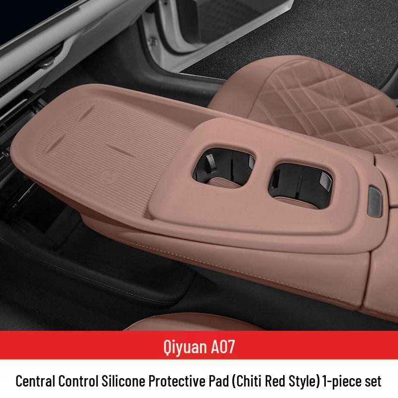Силиконовый нескользящий коврик для рычага переключения передач и подстаканника - Подходит для Changan Qiyuan A07 23-25