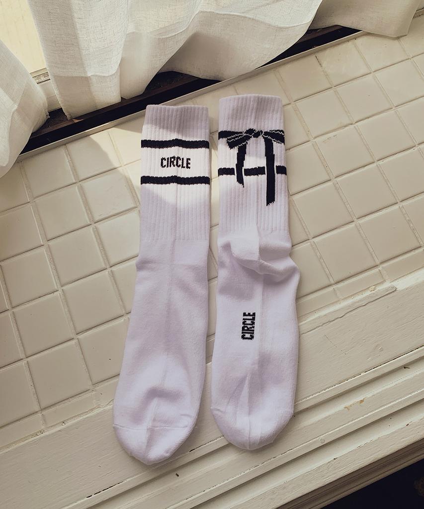 Носки Sseokeul Ribbon (черный)