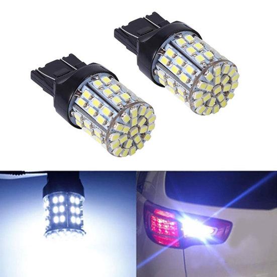 2 шт. 12 В T20 7440 7443 64 SMD белый 6000K автомобильный задний тормоз задний светодиодный светильник