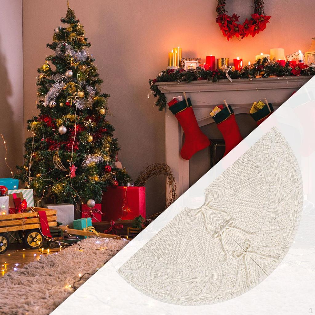 Christmas Tree Skirt for Holiday Gatherings Decorative Cover