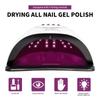 LEDs Powerful UV LED Nail Drying Lamp For Drying Nail Gel Polish Portable Design With LCD Display UV Lamp Manicure Salon Tools