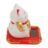 Lucky Cat на солнечных батареях Мини-размер Приносит богатство и сокровища Милая улыбка Прочный Манеки-неко для