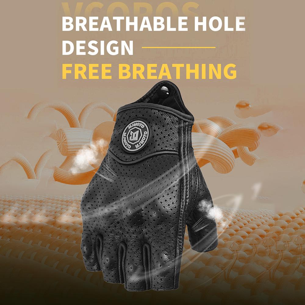 Anti-drop and anti-collision motorcycle riding gloves breathable locomotive electric friction anti-skid gloves