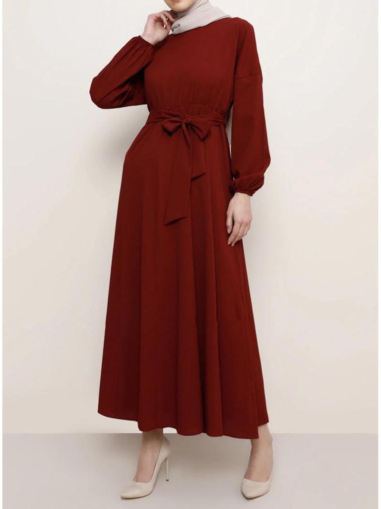 Batwing Sleeve Abaya: 2021 Middle Eastern Women's Long Dress