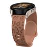 Ремешок с гравировкой для Samsung Galaxy Watch 7/6/5/4/5 pro/3/Active 2 Leopard силиконовый браслет Huawei gt5 2 2e 20 мм ремешок для часов Amazfit Watchband