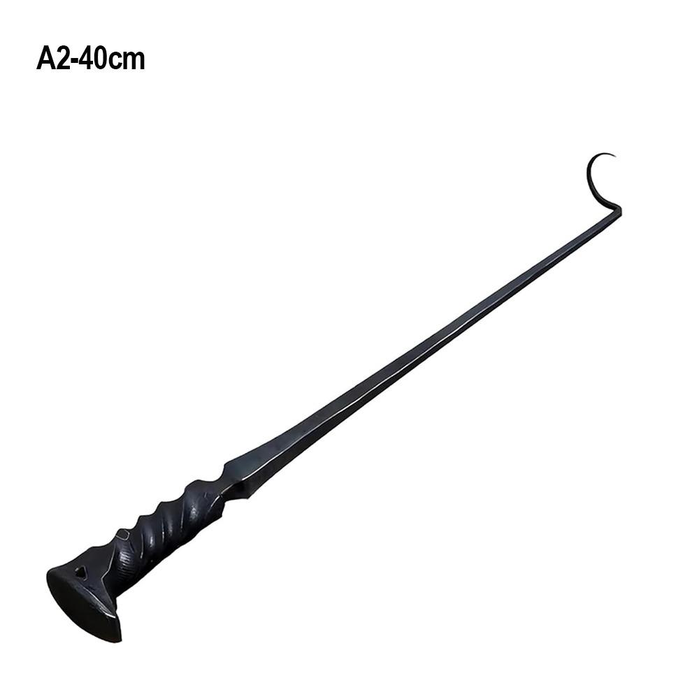 Stainless Steel BBQ Food Flipper Cooking Grilling Outdoor Camping Cooking Barbecue Turners Hooks Grill Accessories BBQ Grill