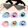 Pajamas Cloud 6pcs Crayon Shin Chan Toy Doll Pvc Model Desktop Decor Gifts Xmas