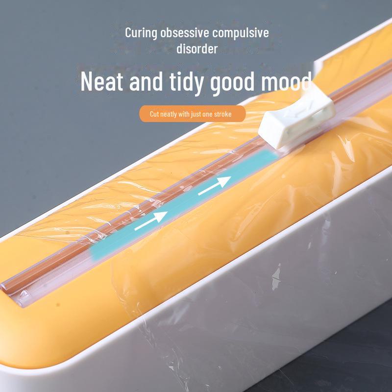 Магнитный кухонный нож для пластиковой пленки с острым концом для удобного хранения продуктов