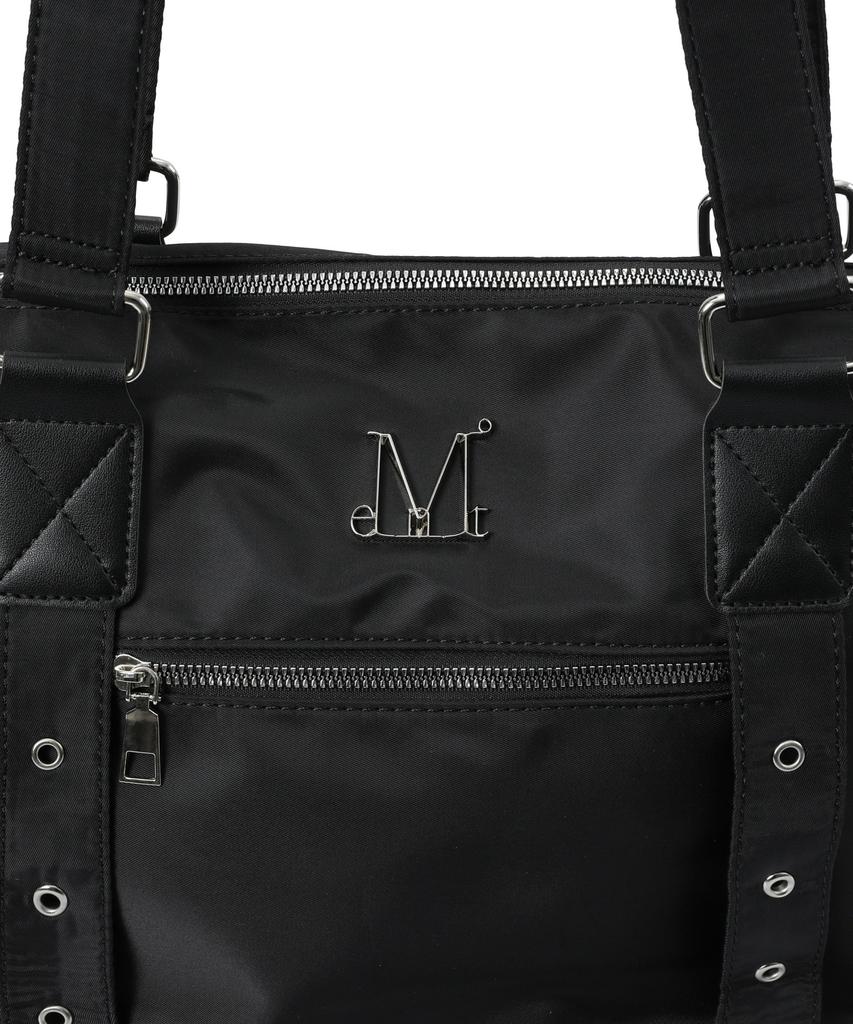 Mucent Doho Metal Logo 4-Way Punched Eyelet Tote Bag Unisex