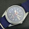 AUTOMATIC VINTAGE REFURBISHED SEIKO 5 6309A JAPAN MENS BLUE DIAL WATCH a442489-1