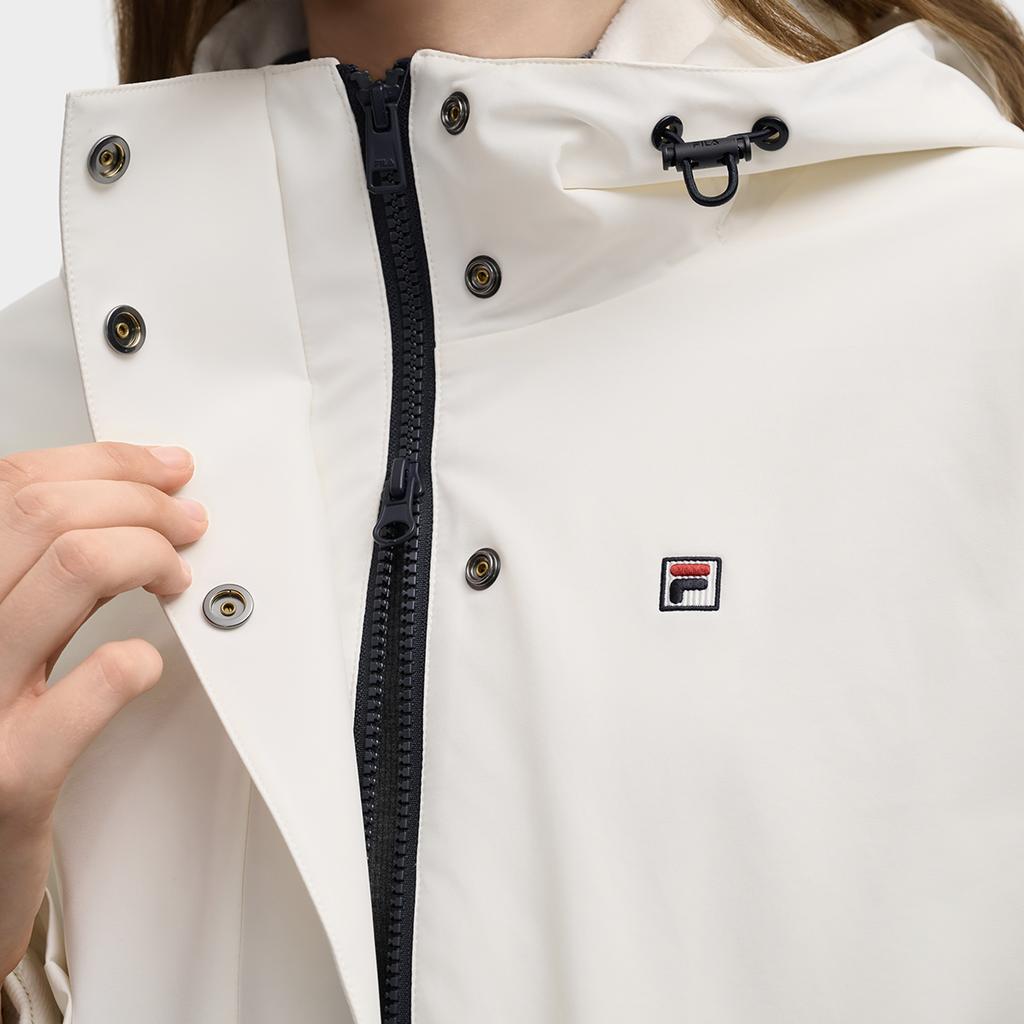 New FILA HERITAGE Jacket Women's Cloud Valley White F11W548708FWT