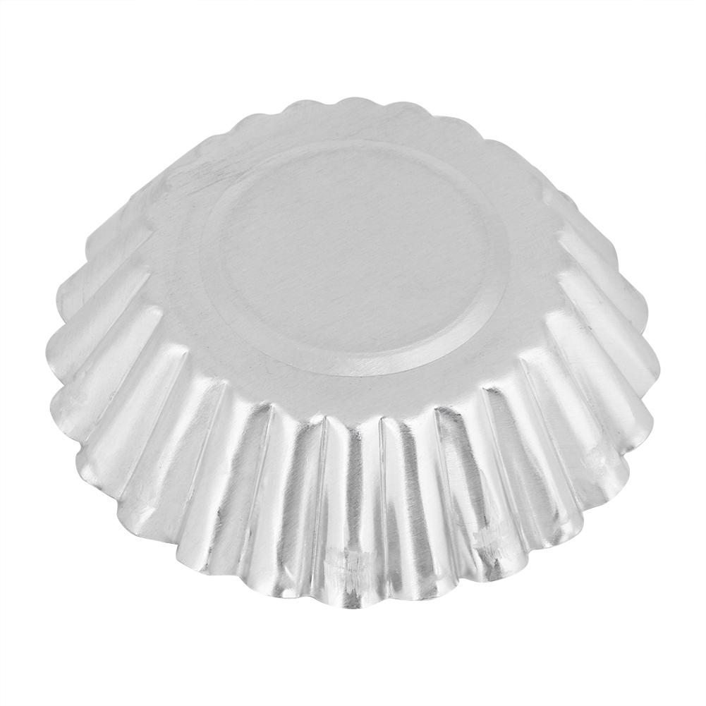 10 шт., форма для яиц из алюминиевого сплава, инструменты для выпечки, 70 мм, формы для выпечки, кухонные инструменты для выпечки