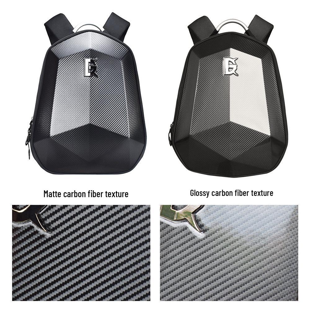 Devil Race Large-Capacity Motorcycle Helmet Backpack & Saddle Bag for Commuters