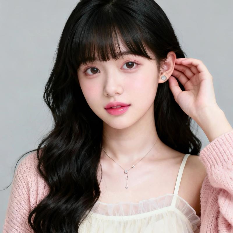 Barbie necklace "Eternal Vow" Series Sparkling, Elegant, Fashionable, Versatile, High-End Noble, Exquisite Small Waist Clavicle Chain, 925 BIE0512009