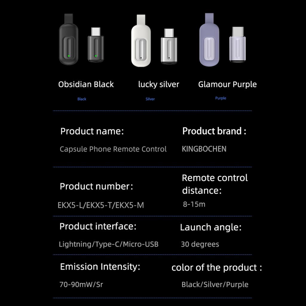 Интерфейс Type-C/для iOS Умное управление приложением Пульт дистанционного управления мобильным телефоном для телевизора, кондиционера, ТВ-приставки, проектора, вентилятора