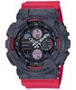 Мужские красные часы Casio G-SHOCK GA-140-4AJF