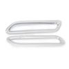 Rear Fog Light Lamp Frame Cover Trim For 2011- Toyota Sienna ABS Chrome 2pcs