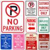 Vintage No Parking Anytime Metal Tin Signs Posters Plaque Iron Painting Decoration for Garage Outdoors Home Club Bar Wall Decor
