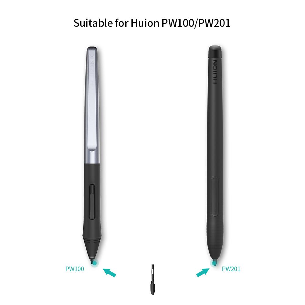 Huion PN04 10 шт. Сменные наконечники для пера Графический планшет Наконечники для пера Высокое качество Износостойкий наконечник для пера для Huion PW100 PW201