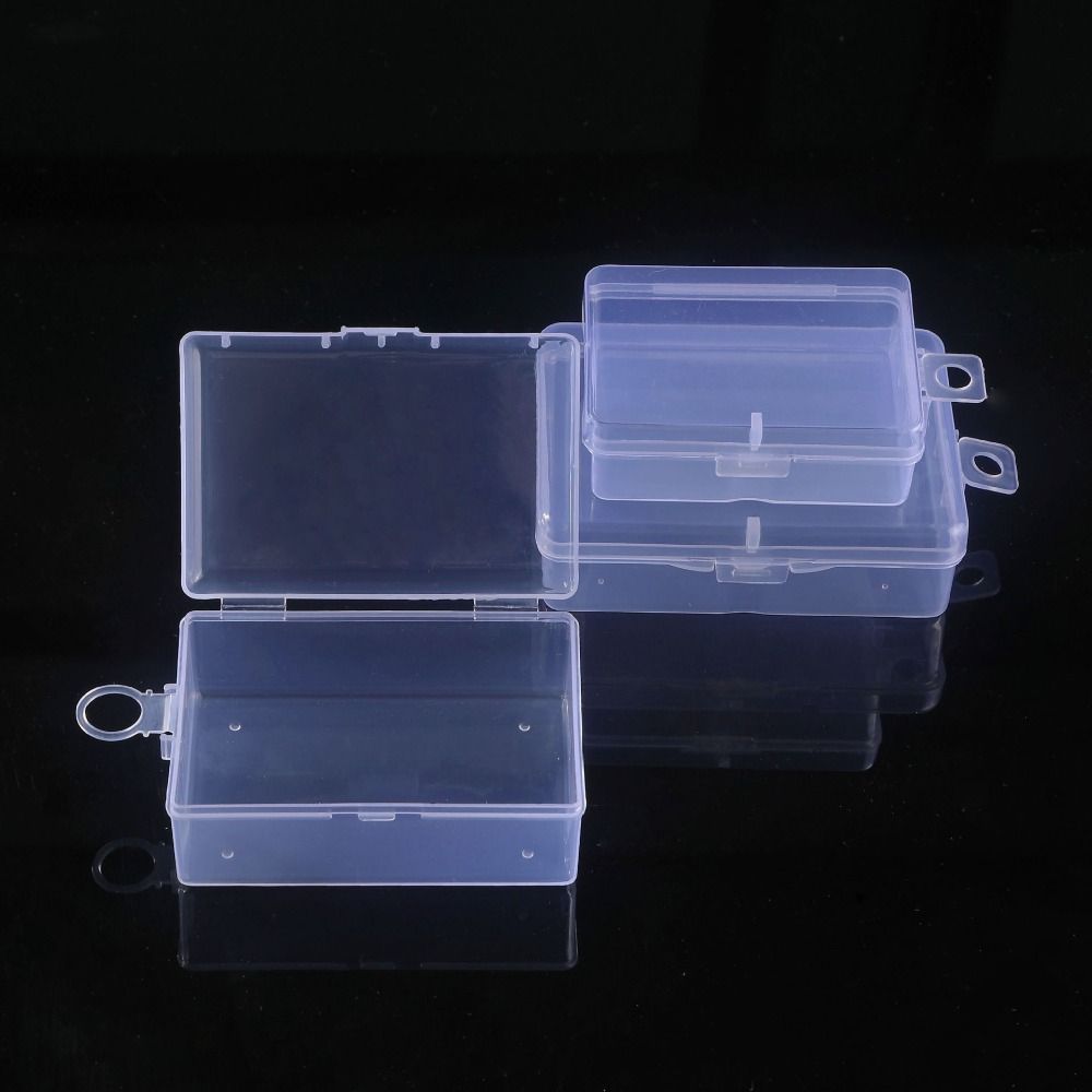 Transparent Jewelry Beads Container Plastic Sundries Organizer Hot Small Items Case  Packing Boxes
