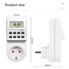 TM03 Digital Timer Socket Electronic Timing Switch 24h Kitchen Timer Outlet Programmable Socket EU UK AU US BR FR IT TH Plug
