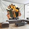 1pc Extra Large Size Cute Giraffe Breakthrough Wall Tapestry Birthday Gift Party Decoration Live Broadcast Background Cloth