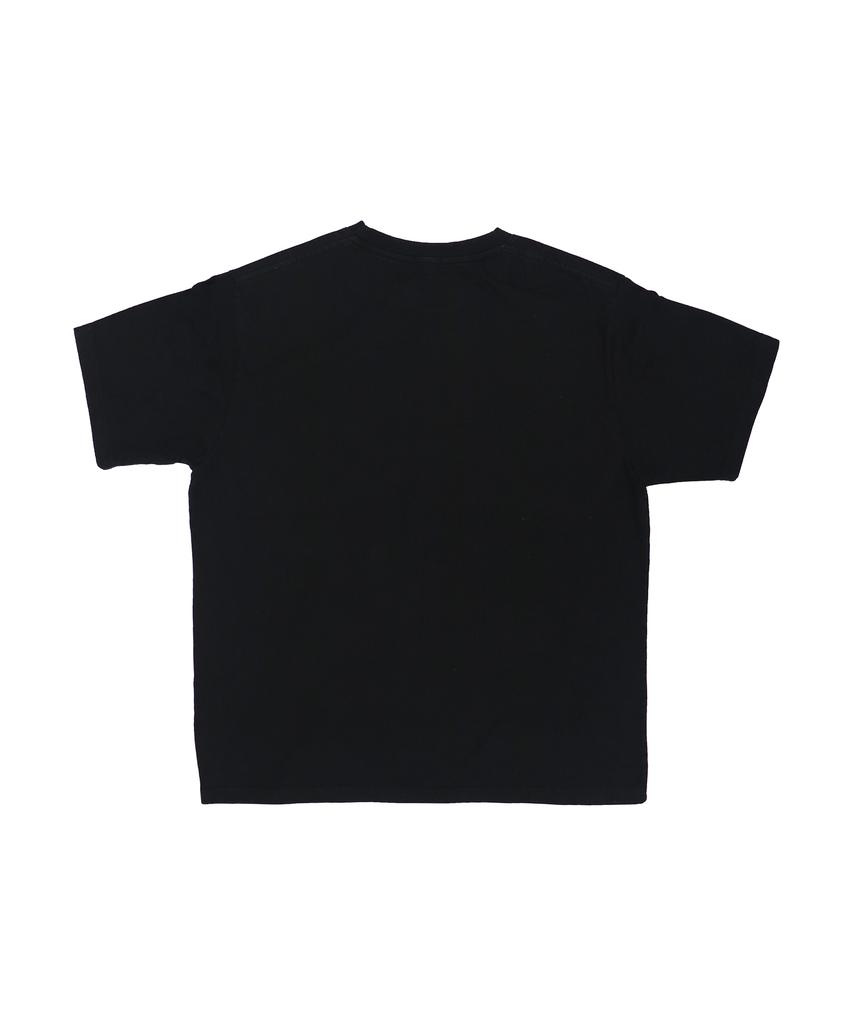 1011 GALLERY Gallery Tape Logo Washed T-Shirts - Black