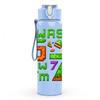 1PC I Was 6 Now Im 7 Birthday 750ml Color Plastic Sports Water Bottle Leakproof Flip Straw Lid Suitable for Sports Office Home Use