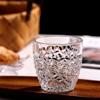 250ml/350ml Diamond Carved Glass Cup Luxury Whiskey Glass High End Cocktail Glass Home Drinking Glasses Heat-resistant Tea Cup