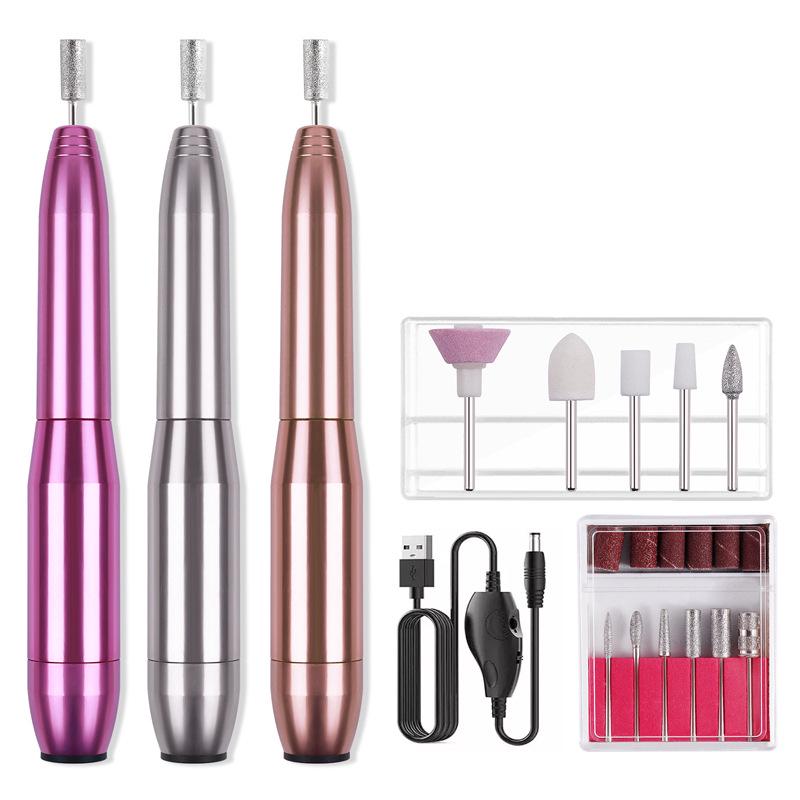 Portable Nail Polishing and Grinding Pen