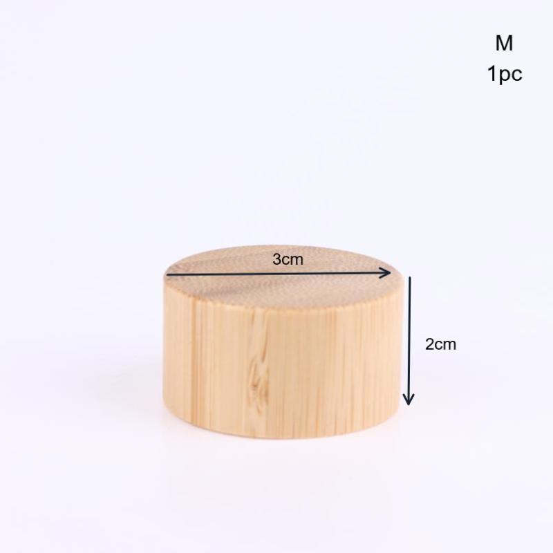 Экологически чистые бамбуковые крышки для бутылок с редуктором 1/5 шт. Набор Винтовая крышка Настоящая бамбуковая крышка для повторного использования Пустые бутылки Пробка-капля